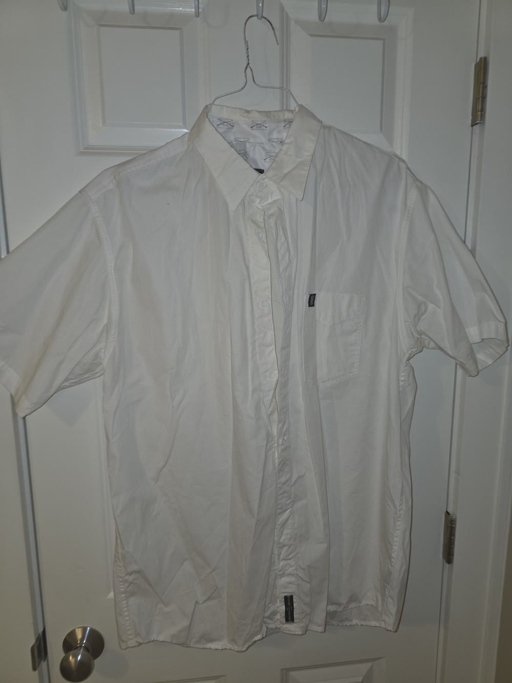 Grunt Style Men's White Short-Sleeve Button-Down Shirt